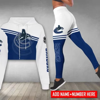 Vancouver Canucks Personalized Combo Croptop Hoodie And Leggings CHL1183