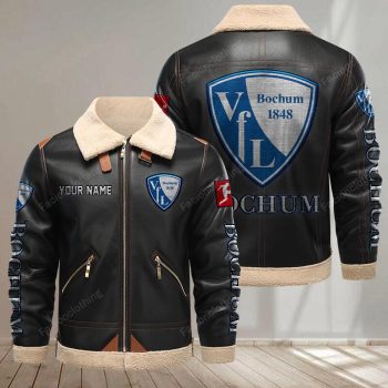 VfL Bochum Leather Jacket - Black