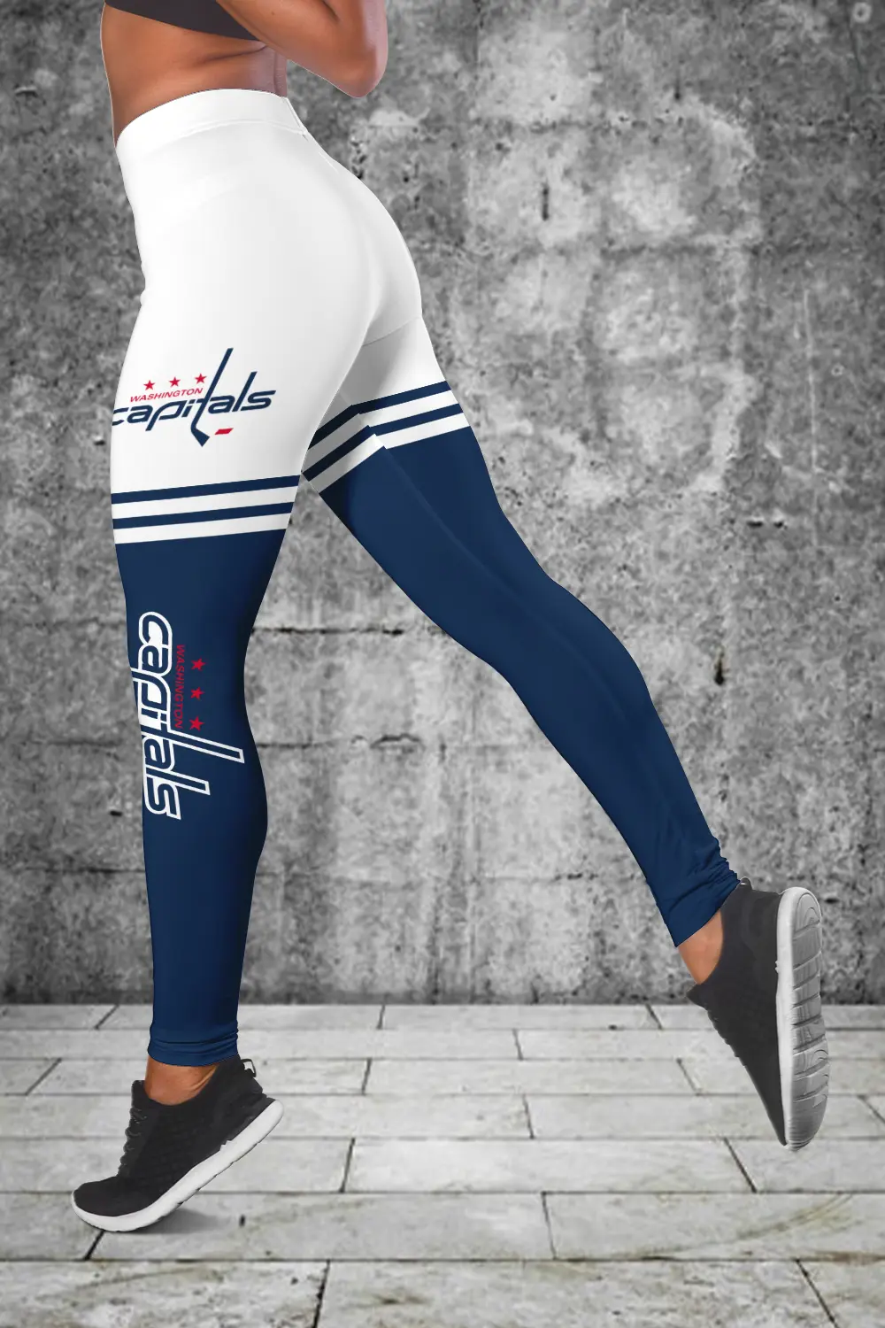 Washington-Capitals-Personalized-Combo-Croptop-Hoodie-And-Leggings-CHL1192-2