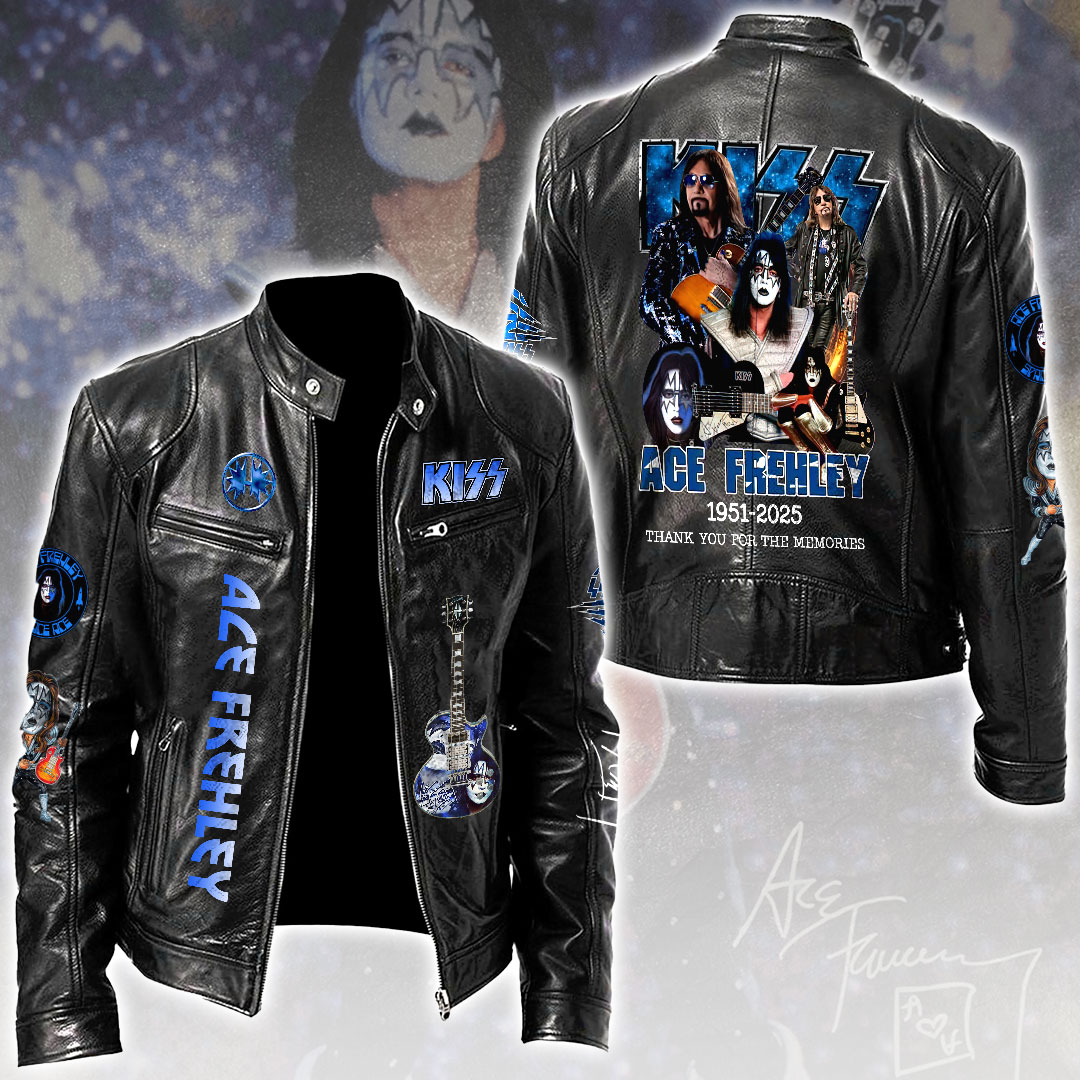 Ace-Frehley-Motorcycle-Leather-Jacket Ace Frehley Motorcycle Leather Jacket