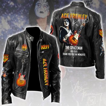 Ace Frehley Motorcycle Leather Jacket