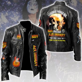 Ace Frehley Motorcycle Leather Jacket