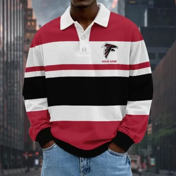 Atlanta Falcons NFL Collar Sweatshirt Custom Name Gift For Fan