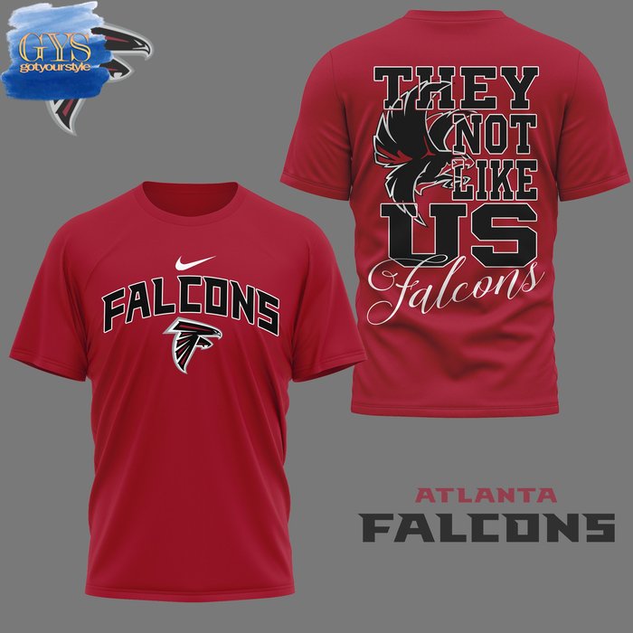 Atlanta Falcons They Not Like Us Limited Red TShirt Atlanta Falcons They Not Like Us Limited Red Unisex Performance T-Shirt