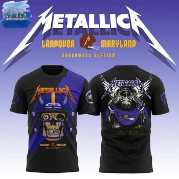 Baltimore Ravens x Metallica M72 World Tour Unisex Performance T-Shirt