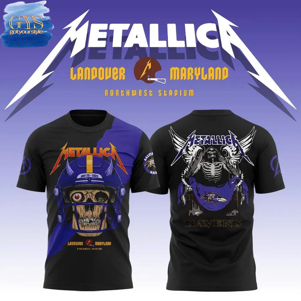 Baltimore-Ravens-x-Metallica-M72-World-Tour-Unisex-Performance-T-Shirt Baltimore Ravens x Metallica M72 World Tour Unisex Performance T-Shirt
