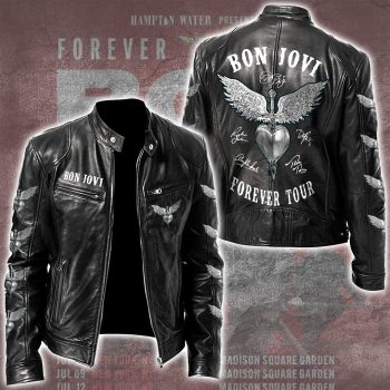 Bon Jovi Motorcycle Leather Jacket