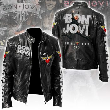 Bon Jovi Motorcycle Leather Jacket