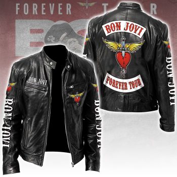 Bon Jovi Motorcycle Leather Jacket