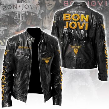 Bon Jovi Motorcycle Leather Jacket