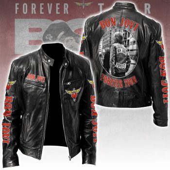 Bon Jovi Motorcycle Leather Jacket