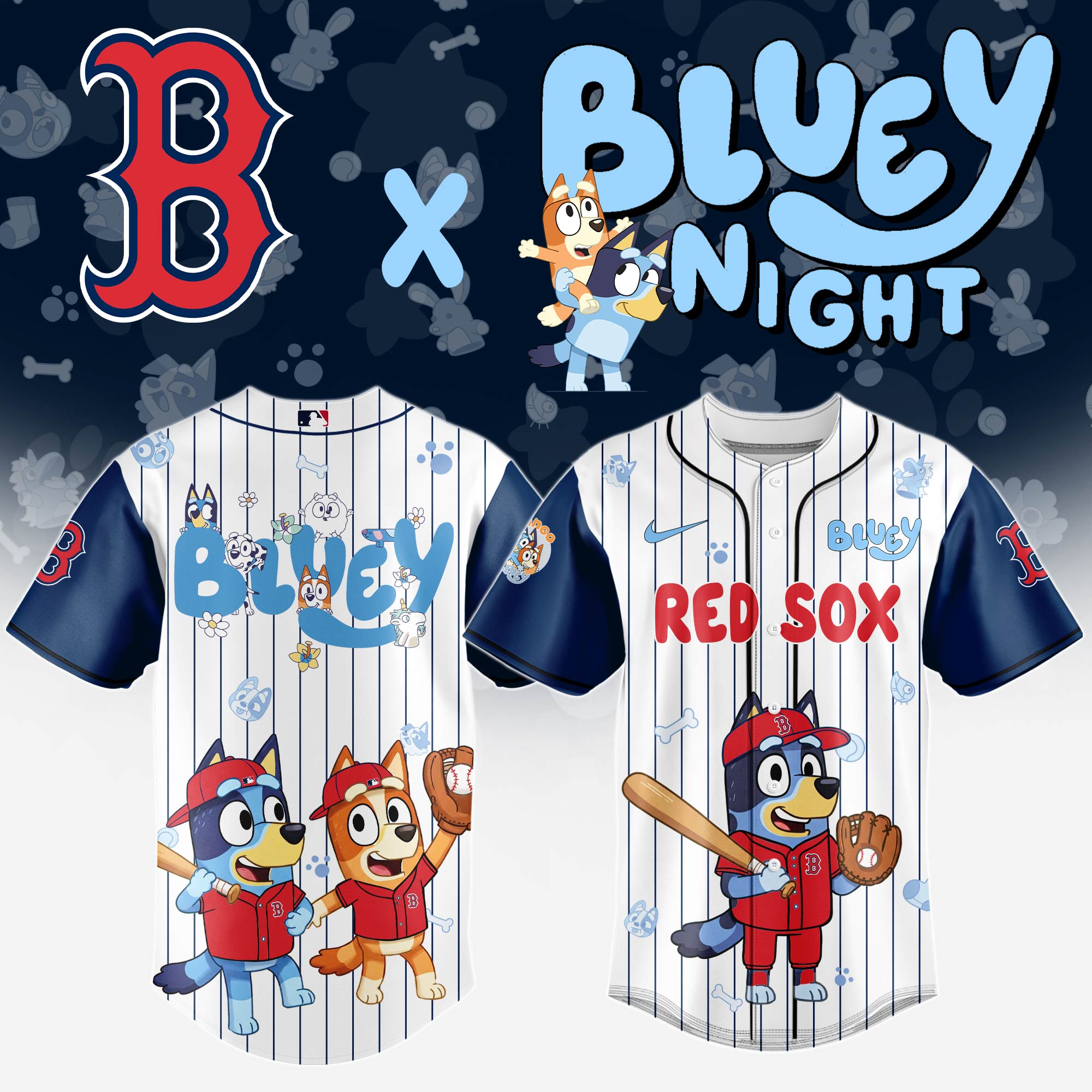Boston-Red-Sox-MLB-x-Bluey-And-Bingo-Special-Edition-Baseball-Jersey-2025-DBJ1003 Boston Red Sox MLB x Bluey And Bingo Special Edition Baseball Jersey 2025 DBJ1003
