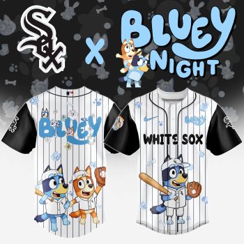 Chicago White Sox MLB x Bluey And Bingo Special Edition Baseball Jersey 2025 DBJ1005