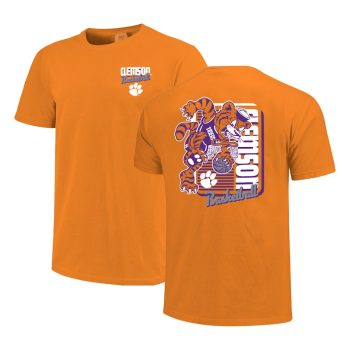 Clemson Tigers Comfort Colors Mascot Dunk T-Shirt - Orange