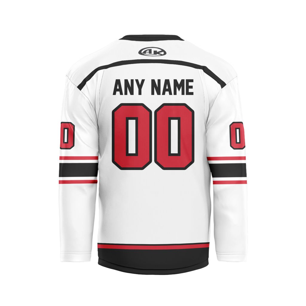 ECHL-Adirondack-Thunder-Personalized-HomeV-shaped-Hockey-Jersey-1