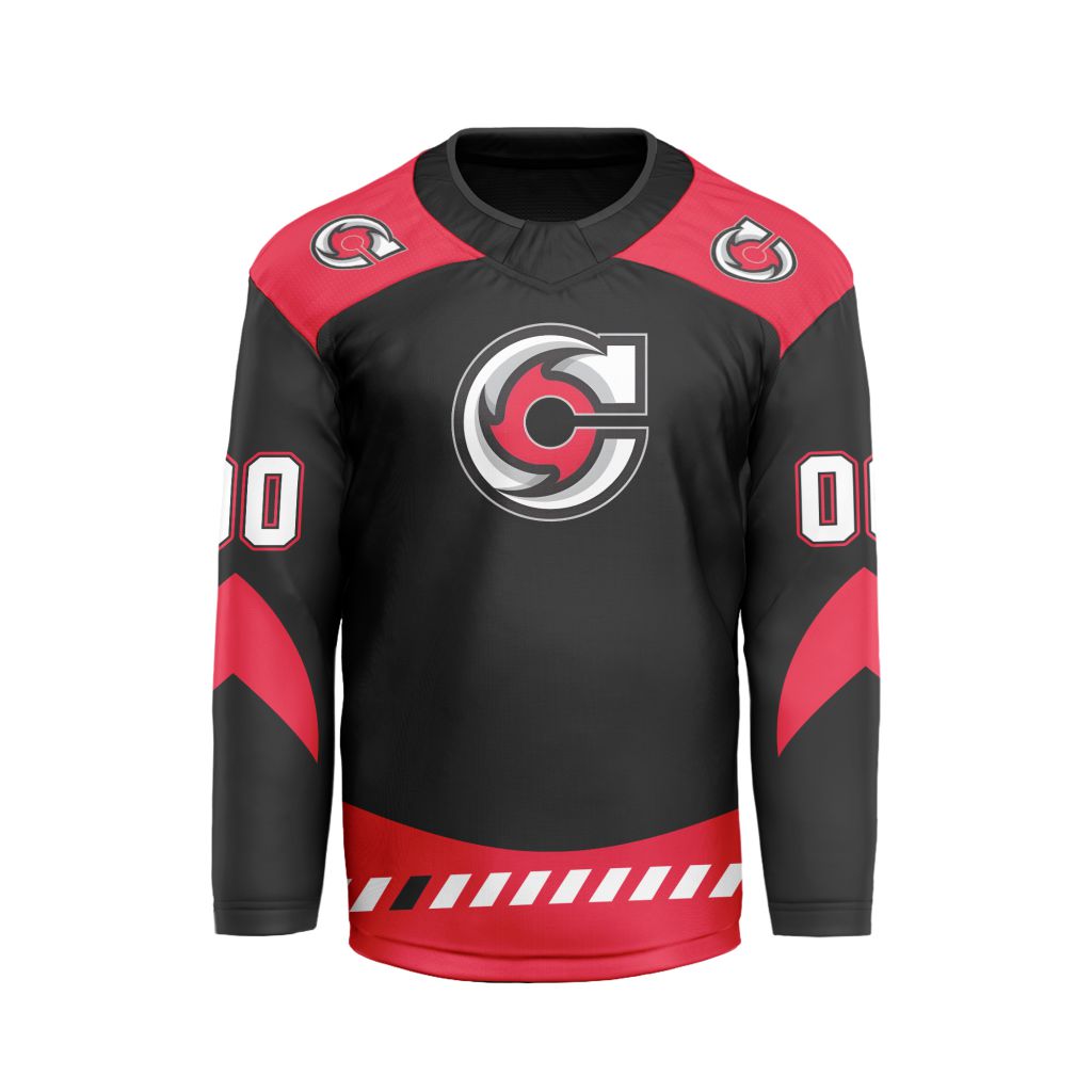 ECHL-Cincinnati-Cyclones-Personalized-Home-V-shaped-Hockey-Jersey-1