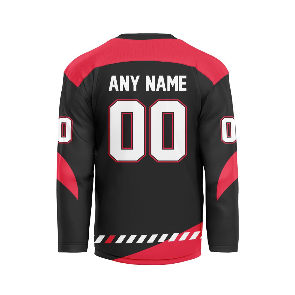 ECHL-Cincinnati-Cyclones-Personalized-Home-V-shaped-Hockey-Jersey ECHL Cincinnati Cyclones Personalized Home V-shaped Hockey Jersey