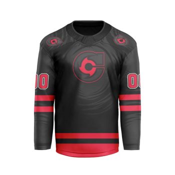 ECHL Cincinnati Cyclones Personalized Third V-shaped Hockey Jersey