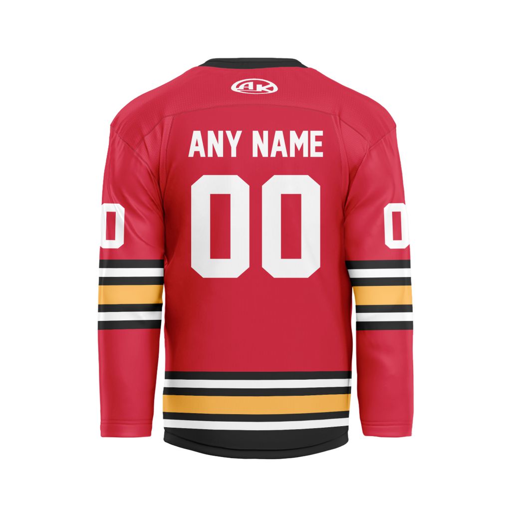 ECHL-Indy-Fuel-Personalized-Red-V-shaped-Hockey-Jersey-1