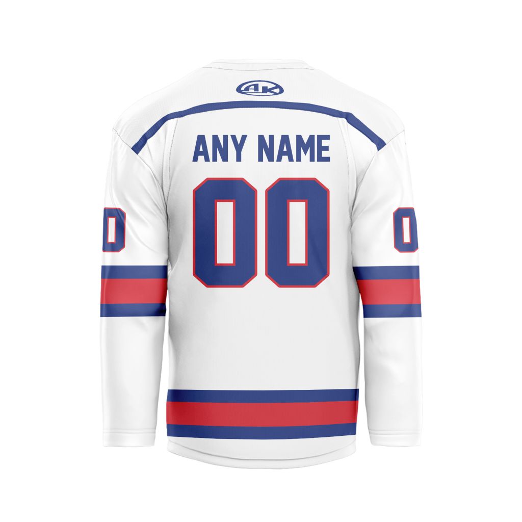ECHL-Kalamazoo-Wings-Personalized-White-V-shaped-Hockey-Jersey-1