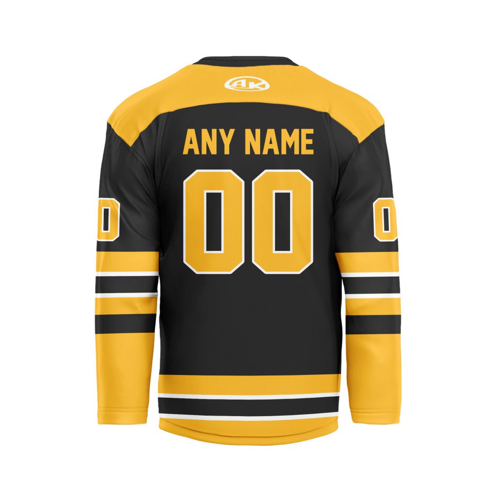 ECHL-Maine-Mariners-Personalized-Black-V-shaped-Hockey-Jersey-1