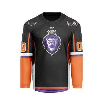 ECHL Reading Royals Personalized Home V-shaped Hockey Jersey