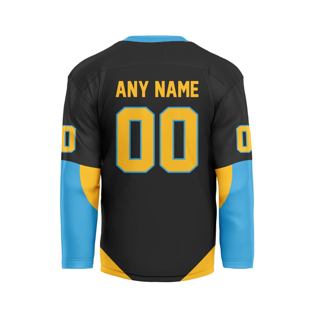 ECHL-Toledo-Walleye-Personalized-Black-V-shaped-Hockey-Jersey-1