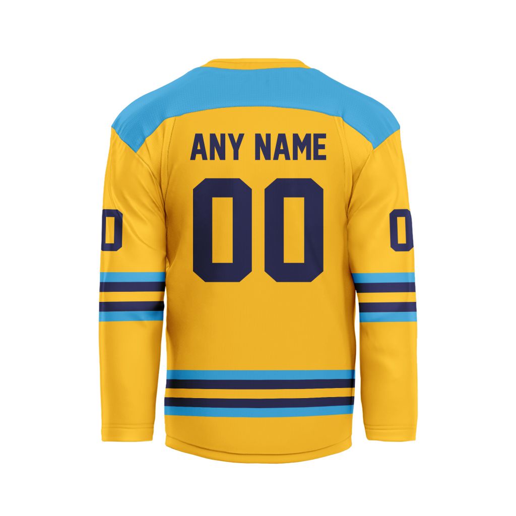ECHL-Toledo-Walleye-Personalized-Gold-V-shaped-Hockey-Jersey-1
