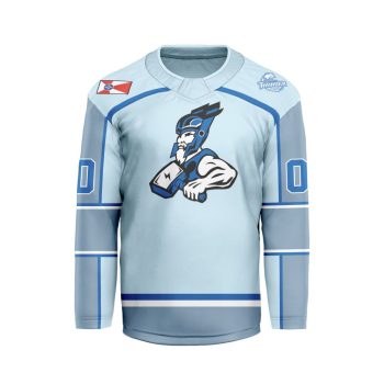 ECHL Wichita Thunder Personalized Alternate V-shaped Hockey Jersey