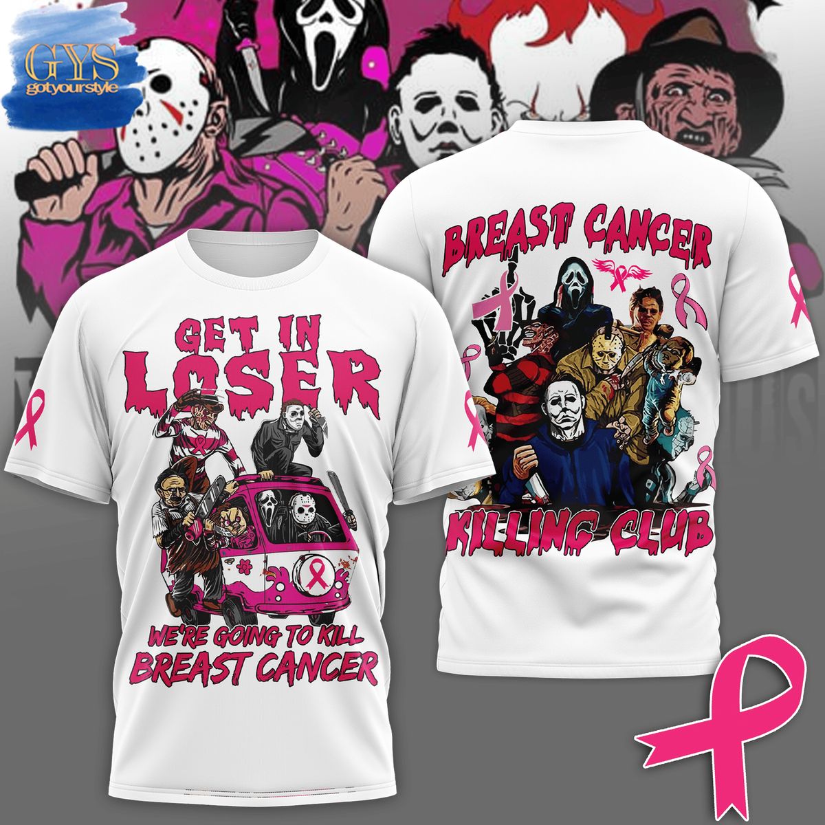 Horror Movies Breast Cancer Killing Club Limited TShirt Horror Movies Breast Cancer Killing Club Limited Unisex Performance T-Shirt