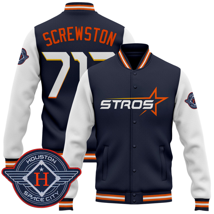 Houston-Astros-2025-City-Connect-Baseball-Jacket-Varsity-Jacket-Navy-Screwston-713 Houston Astros 2025 City Connect Baseball Jacket Varsity Jacket - Navy Screwston 713