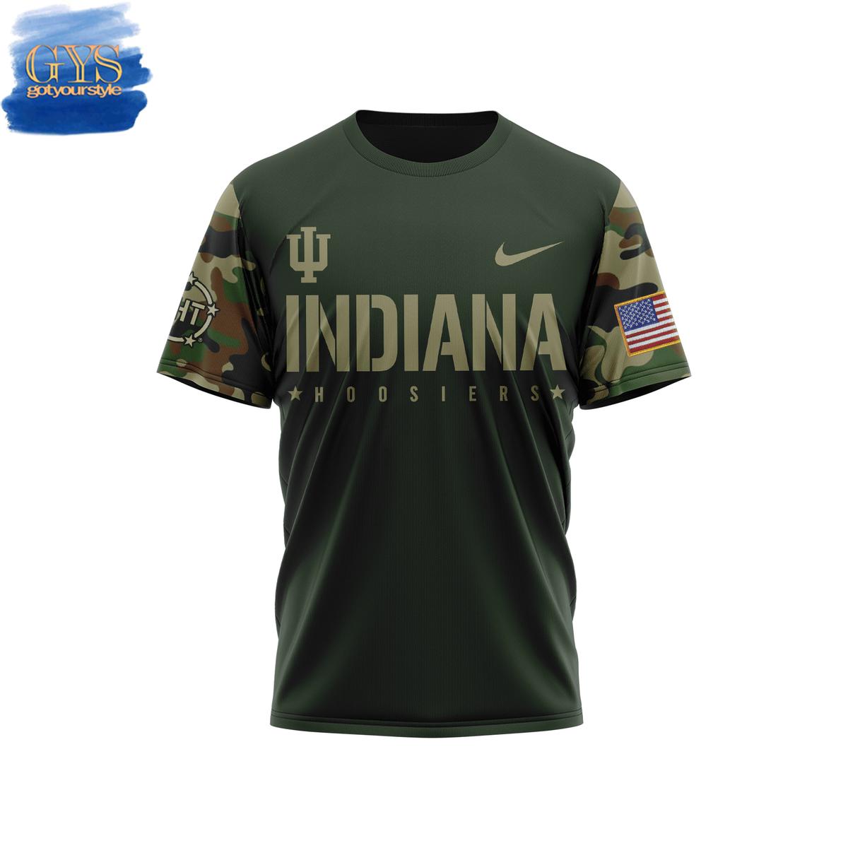 Indiana Hoosiers Go Big Red Camo TShirt