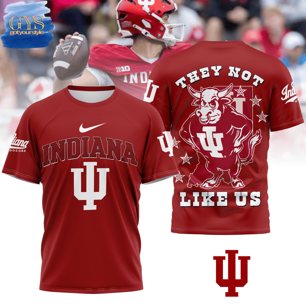 Indiana Hoosiers They Not Like Us Limited Edition TShirt Indiana Hoosiers They Not Like Us Limited Edition Unisex Performance T-Shirt