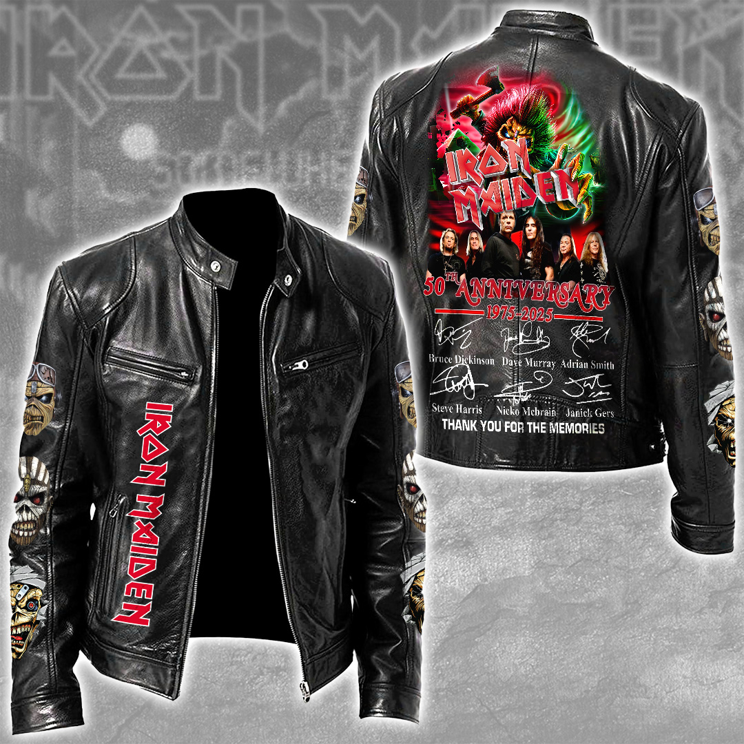 Iron-Maiden-Motorcycle-Leather-Jacket Iron Maiden Motorcycle Leather Jacket
