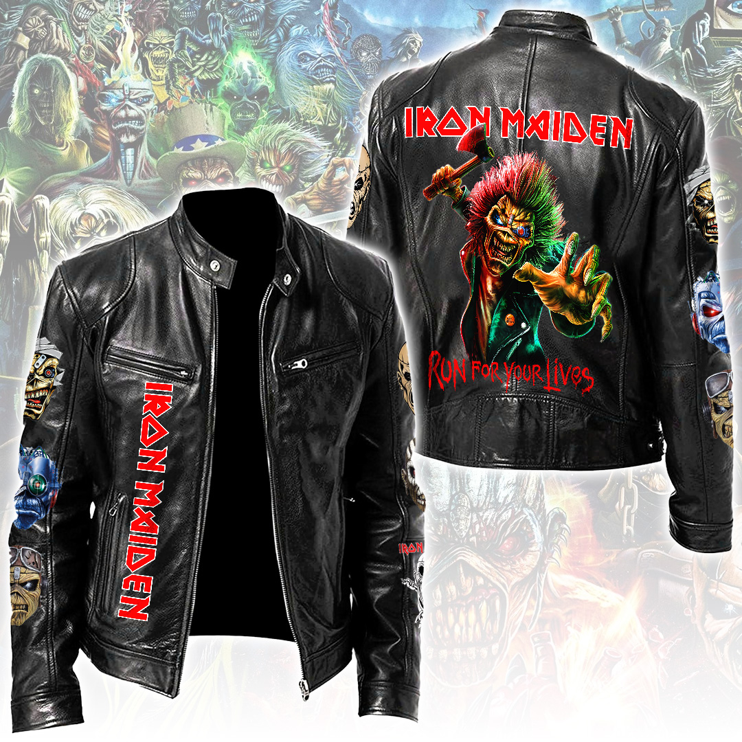 Iron-Maiden-Motorcycle-Leather-Jacket Iron Maiden Motorcycle Leather Jacket