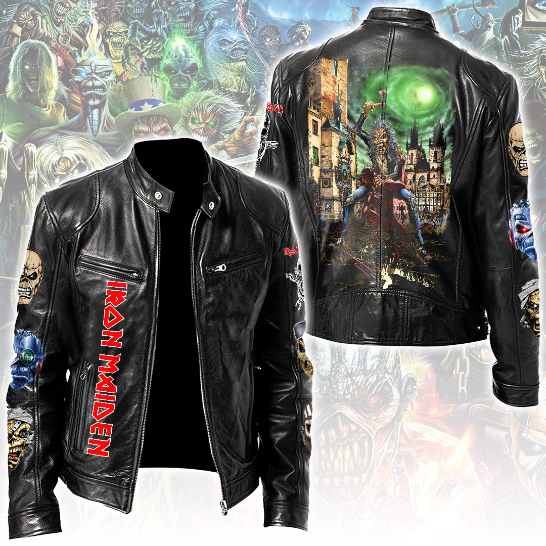 Iron-Maiden-Motorcycle-Leather-Jacket Iron Maiden Motorcycle Leather Jacket