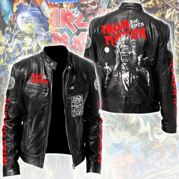 Iron Maiden Motorcycle Leather Jacket