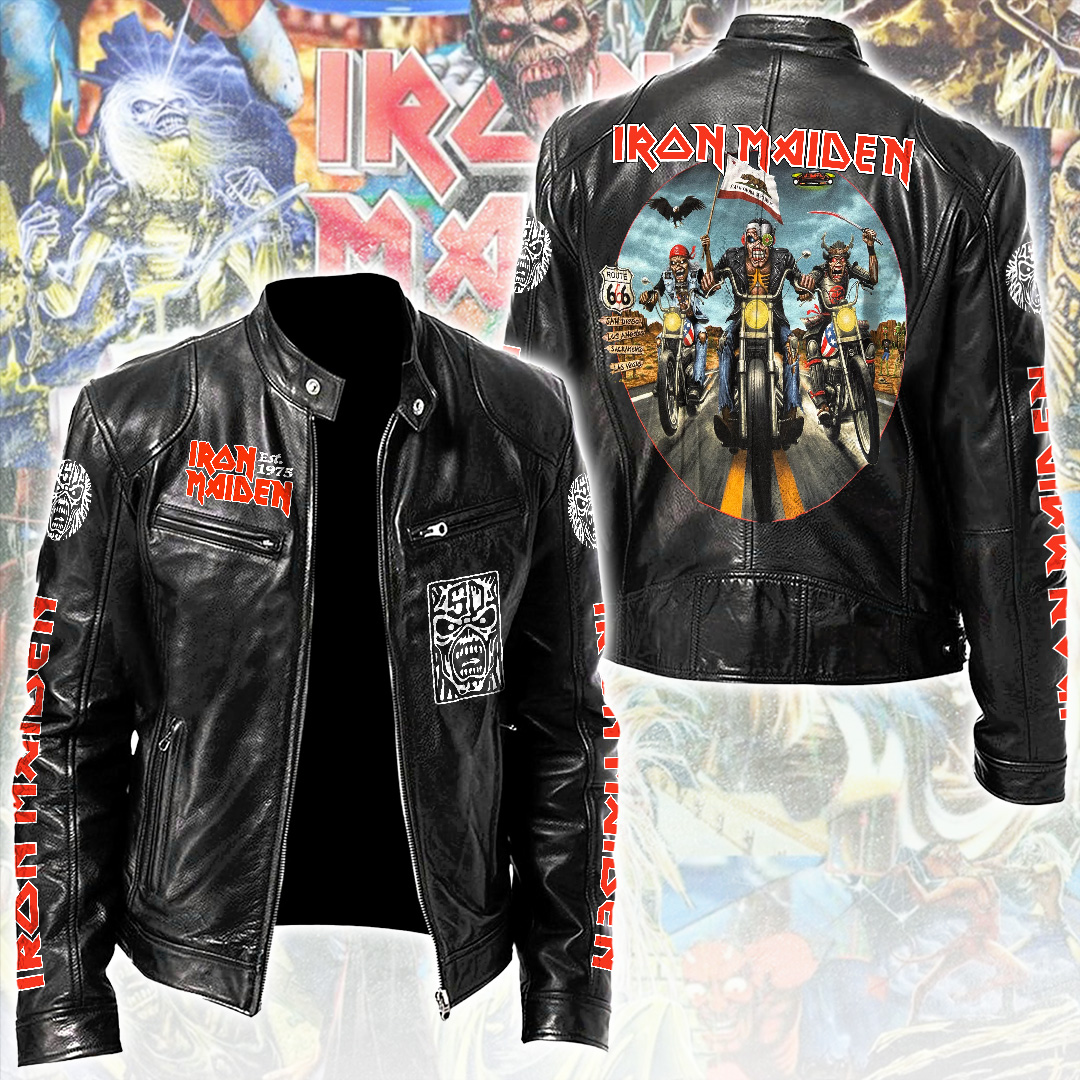 Iron-Maiden-Motorcycle-Leather-Jacket Iron Maiden Motorcycle Leather Jacket