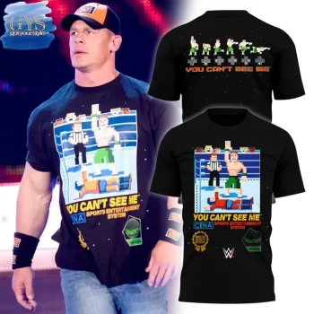 John Cena OG 8-Bit "You Can't See Me" Limited Edition Shirt