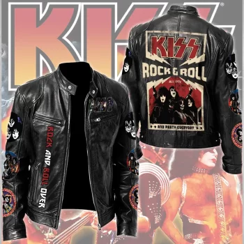 KISS Motorcycle Leather Jacket