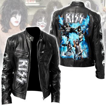 KISS Motorcycle Leather Jacket