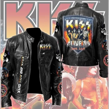 KISS Motorcycle Leather Jacket