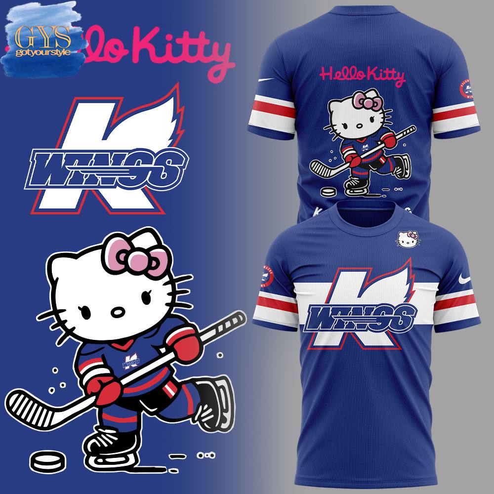 Kalamazoo Wings Hello Kitty TShirt Kalamazoo Wings Hello Kitty Unisex Performance T-Shirt