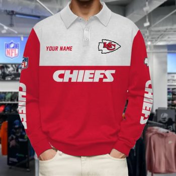 Kansas City Chiefs Collar Sweatshirt Custom Name Gift For Fan