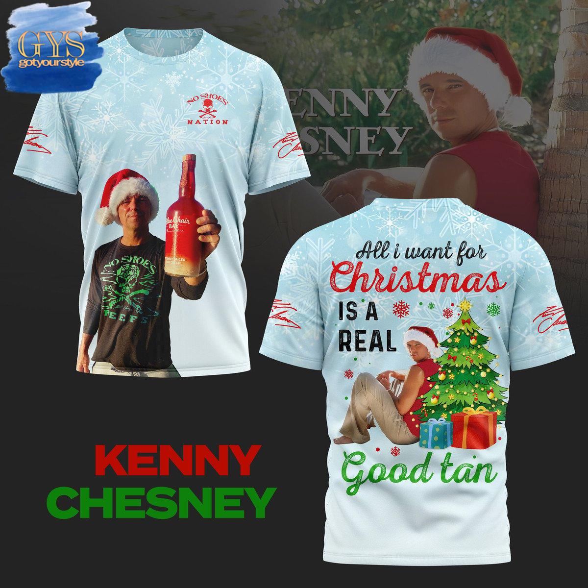 Kenny Chesney No Shoes Nation Christmas 2024 TShirt Kenny Chesney No Shoes Nation Christmas 2024 Unisex Performance T-Shirt
