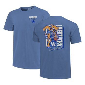 Kentucky Wildcats Comfort Colors Mascot Dunk T-Shirt - Royal