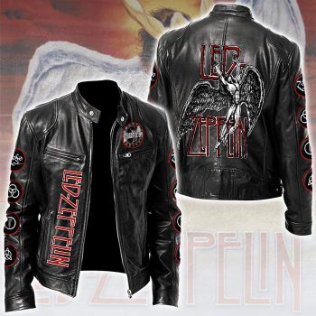 Led Zeppelin Motorcycle Leather Jacket