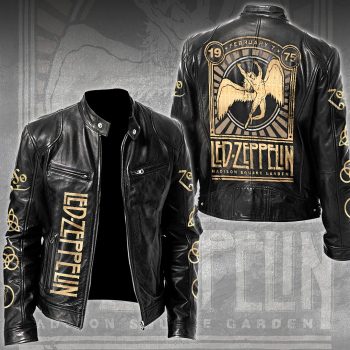Led Zeppelin Motorcycle Leather Jacket