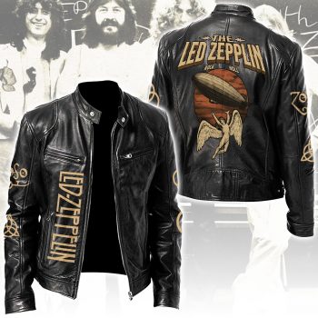 Led Zeppelin Motorcycle Leather Jacket