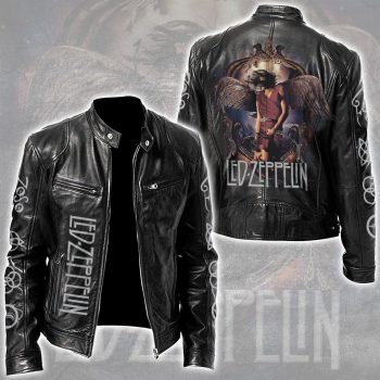 Led Zeppelin Motorcycle Leather Jacket